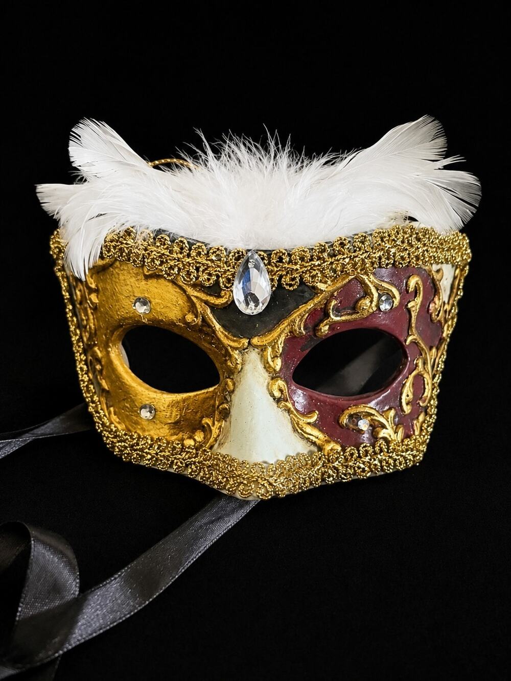 Rare Wayne Kleski Katherine's Collection Masquerade Mask Original by Adriana